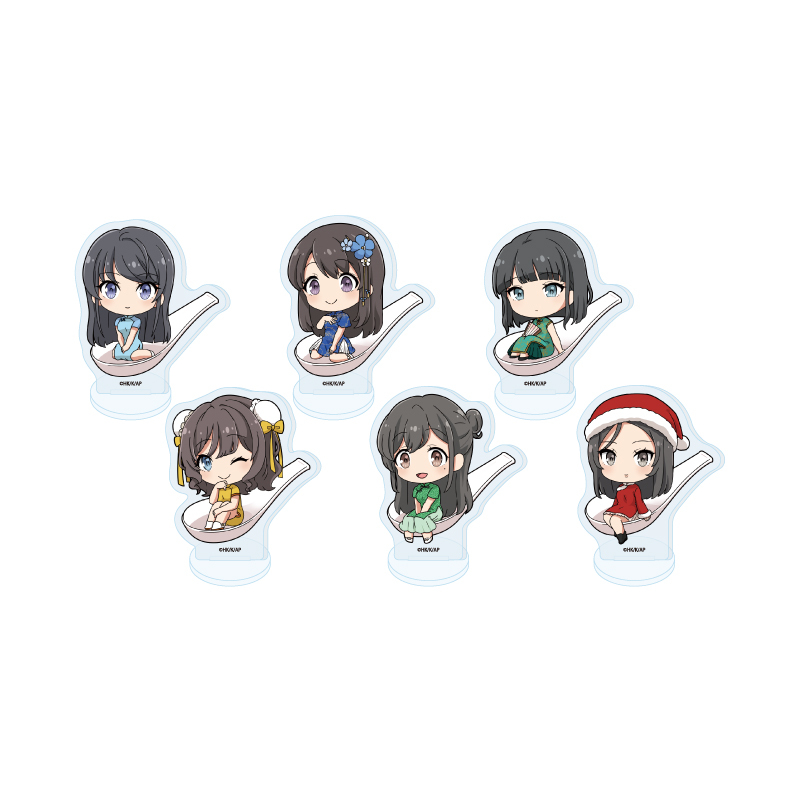 「ACG.GO」「預購」A3 青春豬頭少年不會夢到聖誕服女郎 迷你立牌SET