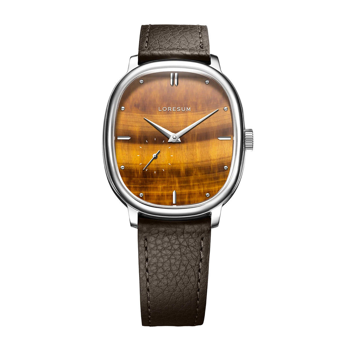 LS06 Tiger's Eye Stainless Steel LS06-BR-SS