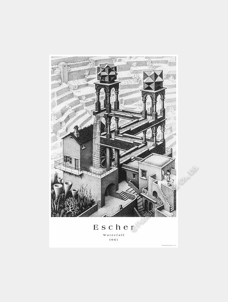 【雷諾瓦拼圖】瀑布/ 艾雪