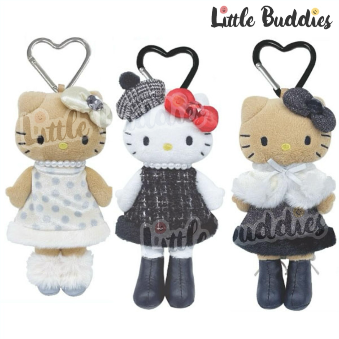 預購 日本 Sanrio Hello Kitty 時尚長腿系列 心形扣長腿公仔匙扣