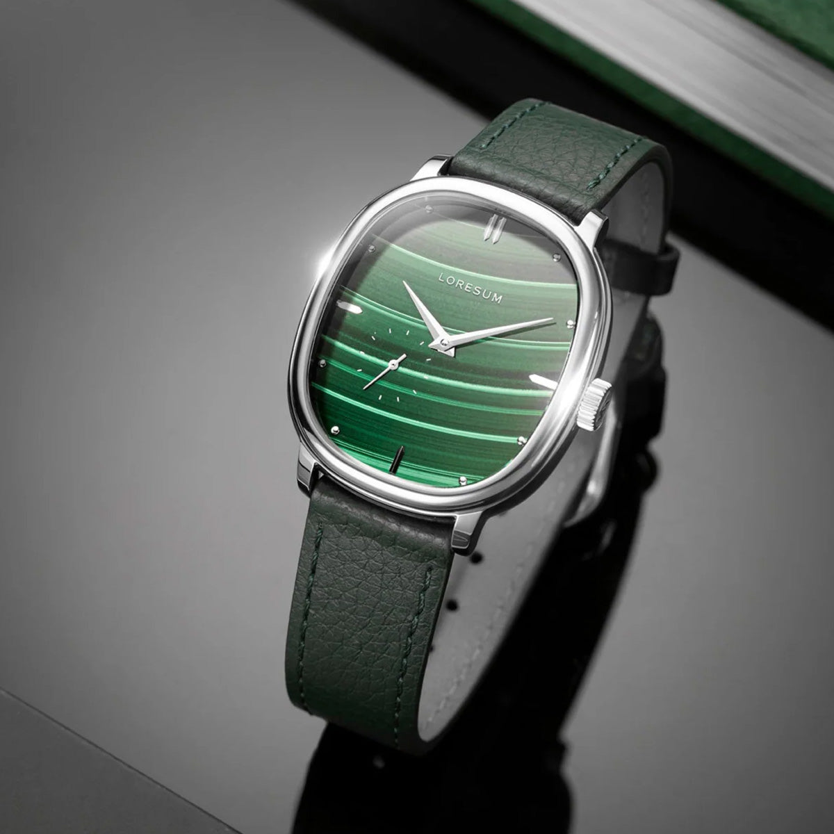 LS06 Malachite Stainless Steel LS06-GR-SS