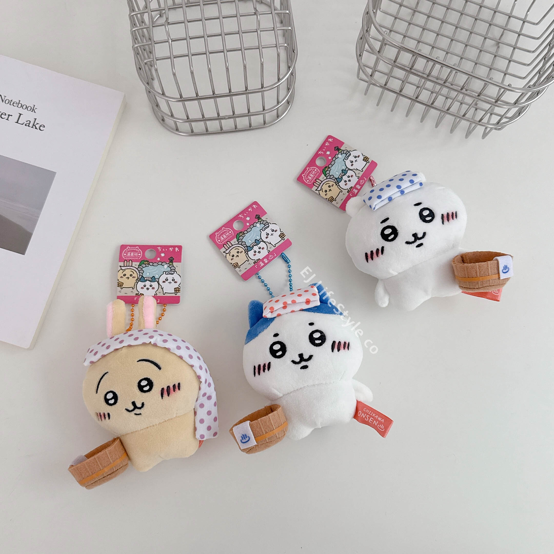 🇯🇵 CHIIKAWA 吉伊卡哇 溫泉系列 泡湯 吉伊 烏薩奇 小八 娃娃 吊飾 / 現貨