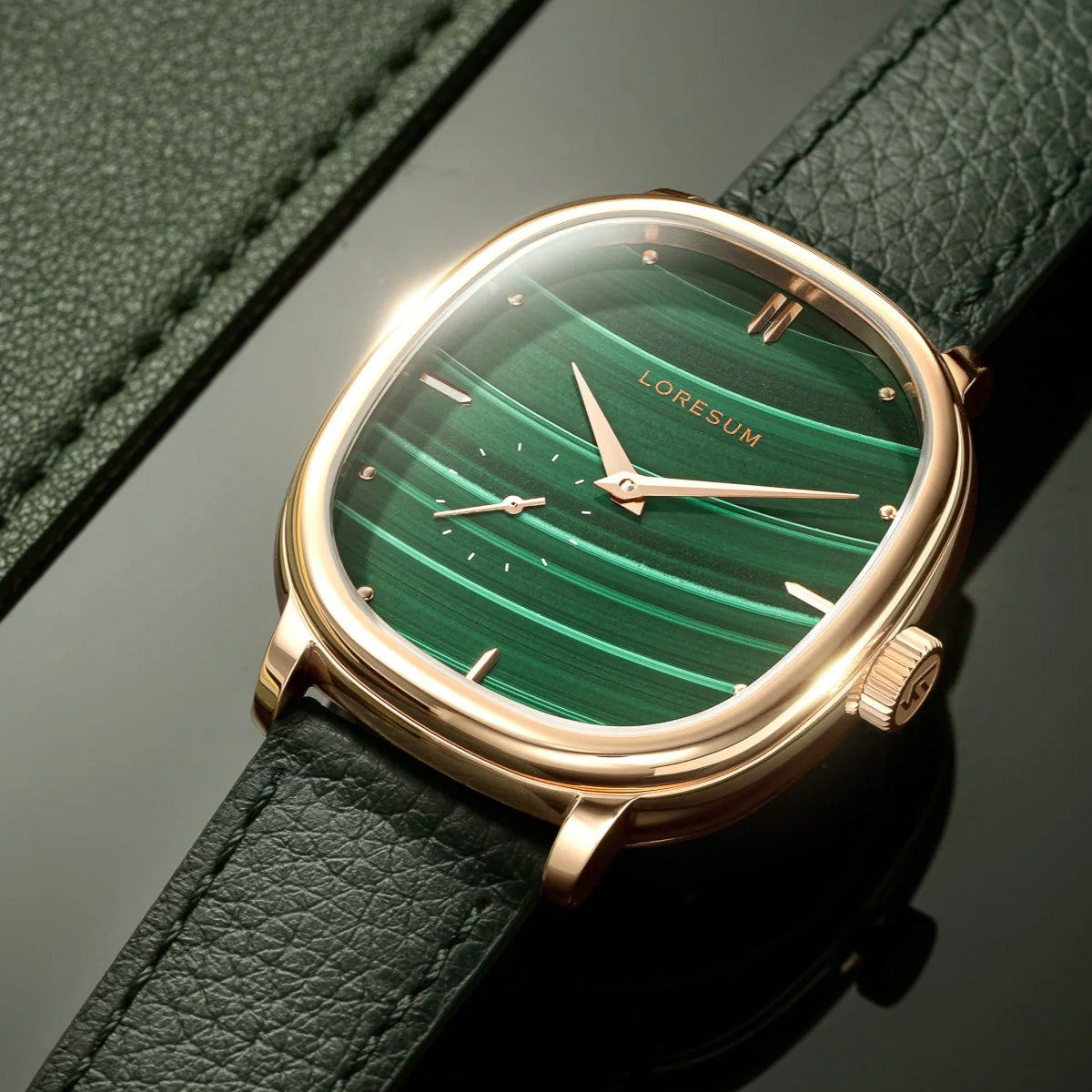 LS06 Malachite Rose Gold LS06-GR-RG