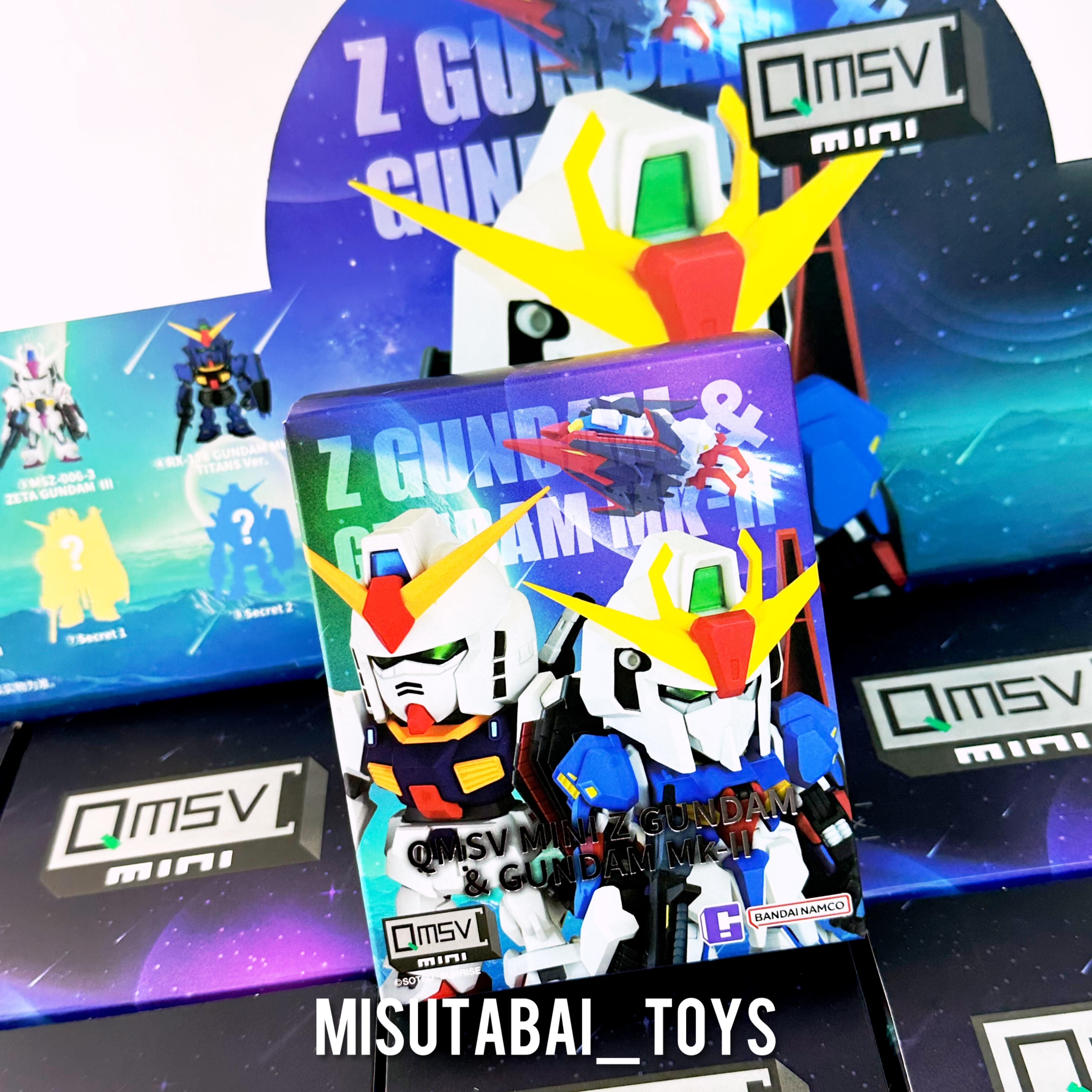 QMSV MINI Z Gundam & Gundam Mk-II Series Blind Boxes ( Bandai Namco )