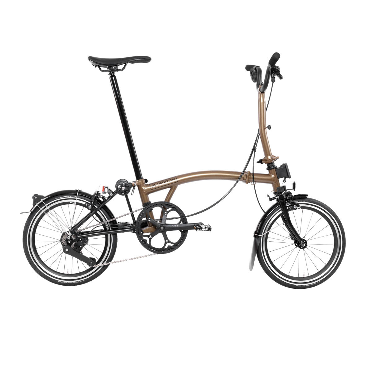 Brompton P Line Explore 12速摺車 -Bronze Sky Metallic