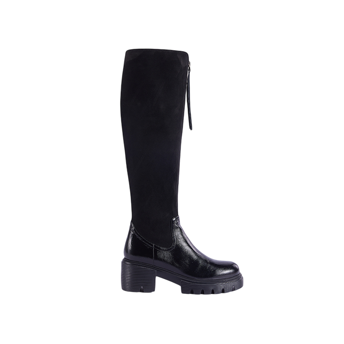 MODA  拉鏈及膝靴