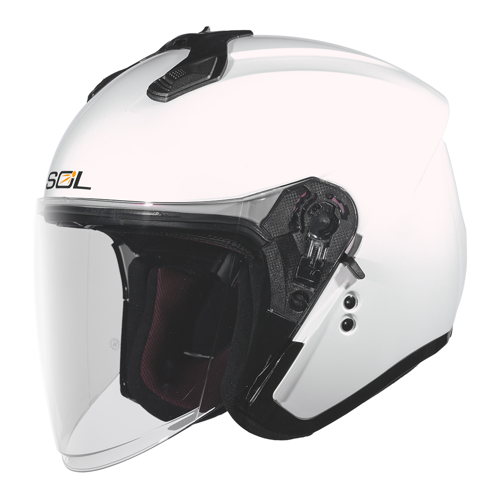 SOL SO-XP 彩繪 逐光者 變色白粉 3/4罩 SOXP