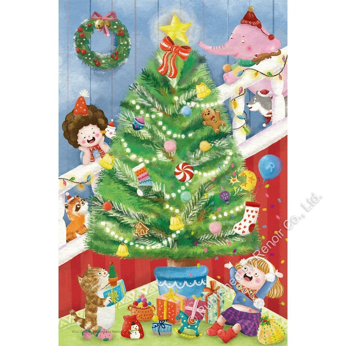 【雷諾瓦拼圖】歡樂聖誕樹/ 呂芊