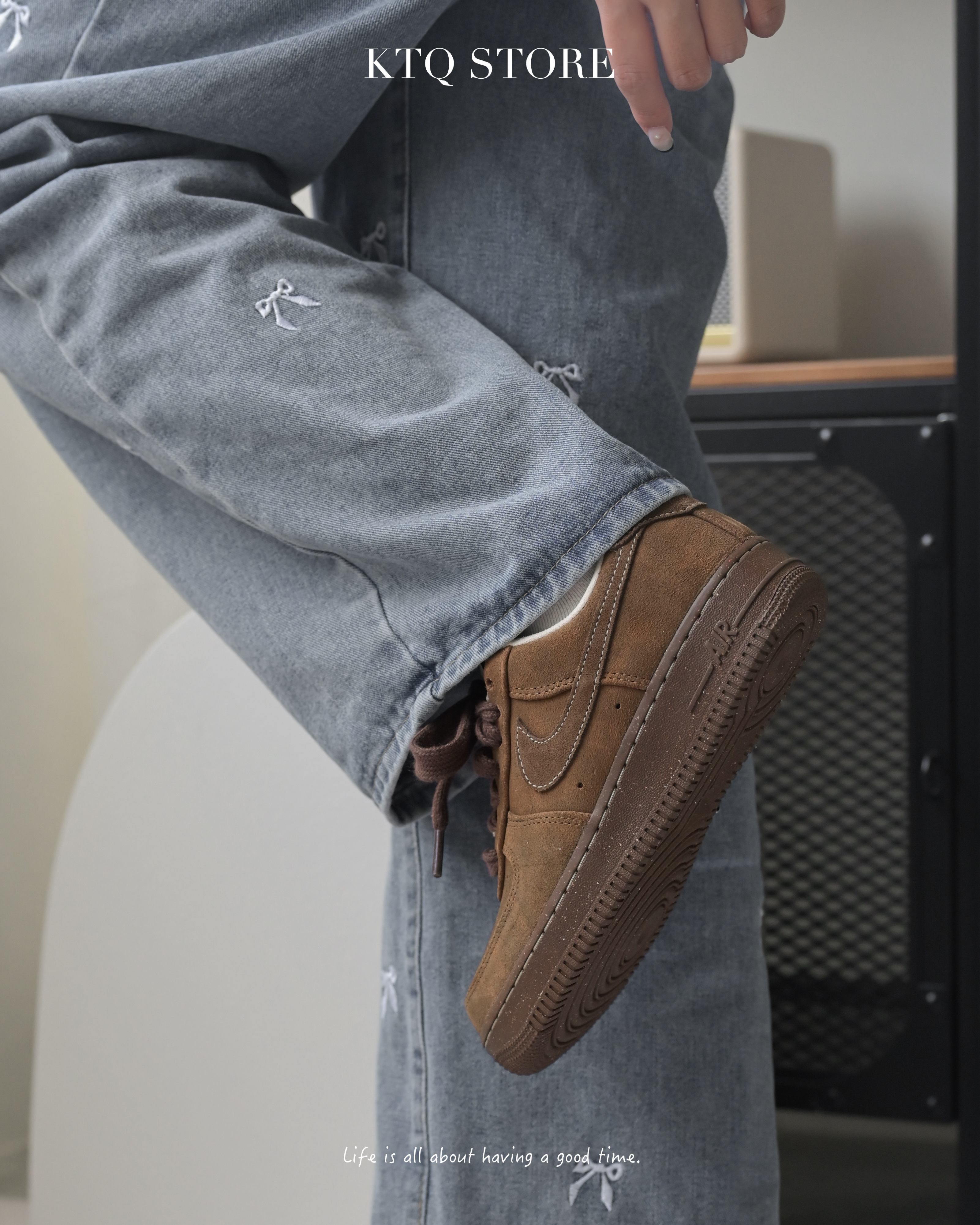 KTQ STORE ‧ Nike Air Force1 奶油摩卡棕巧克力可可 FQ8901-259