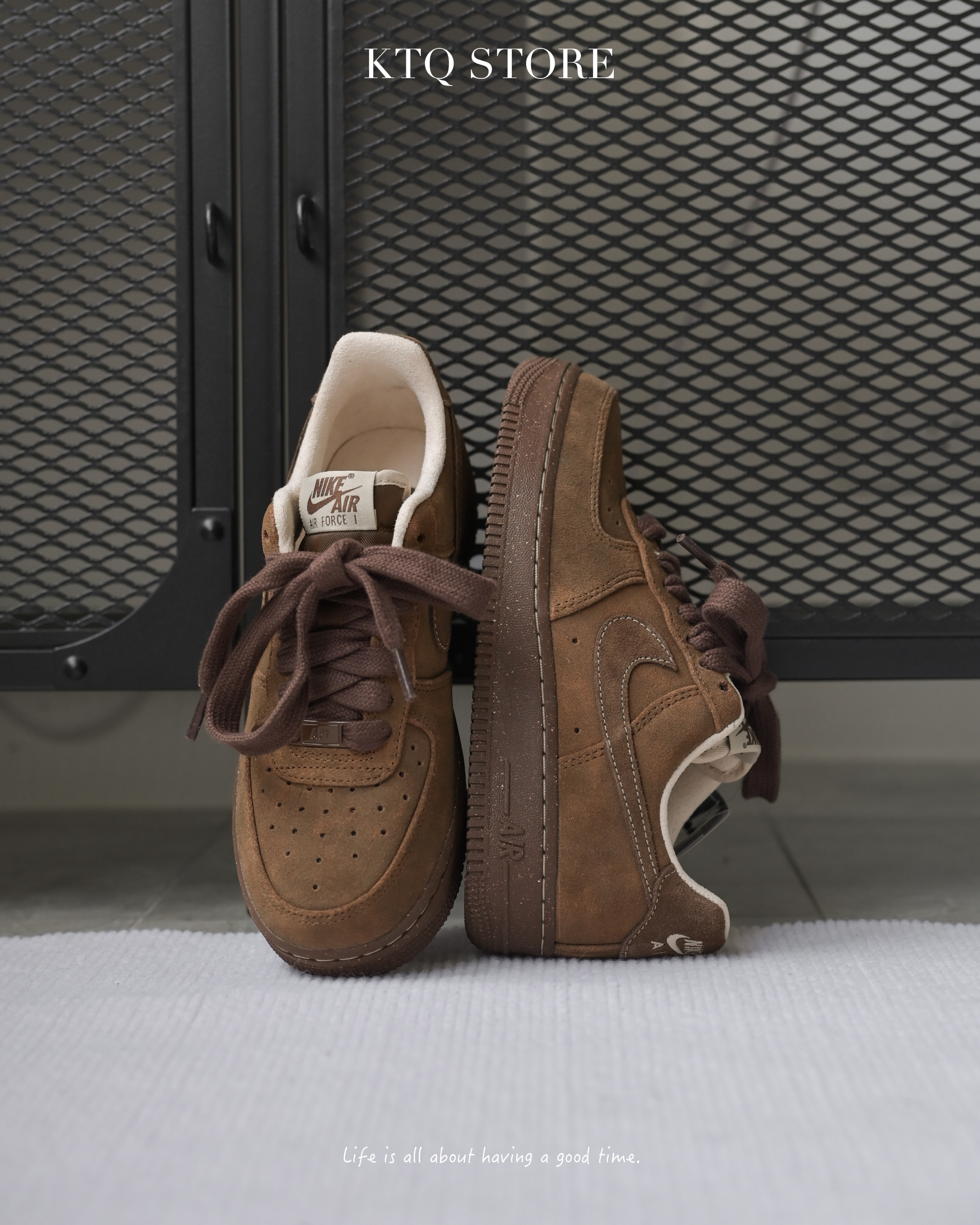 KTQ STORE ‧ Nike Air Force1 奶油摩卡棕巧克力可可 FQ8901-259