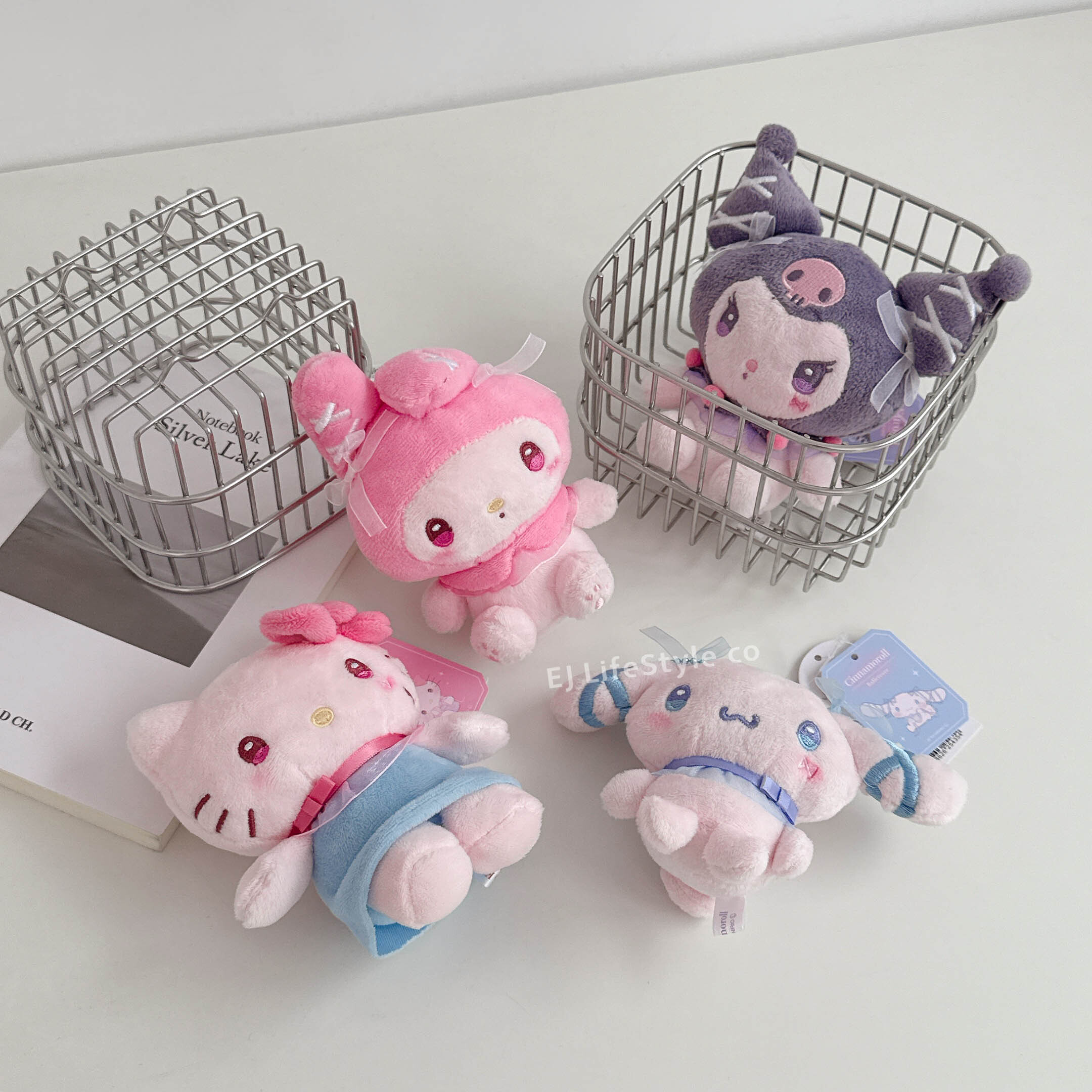 🇯🇵 SANRIO 三麗鷗家族 HELLO KITTY 酷洛米 美樂蒂 大耳狗 芭蕾風系列 蕾絲 緞帶 吊飾 鑰匙圈 / 現貨