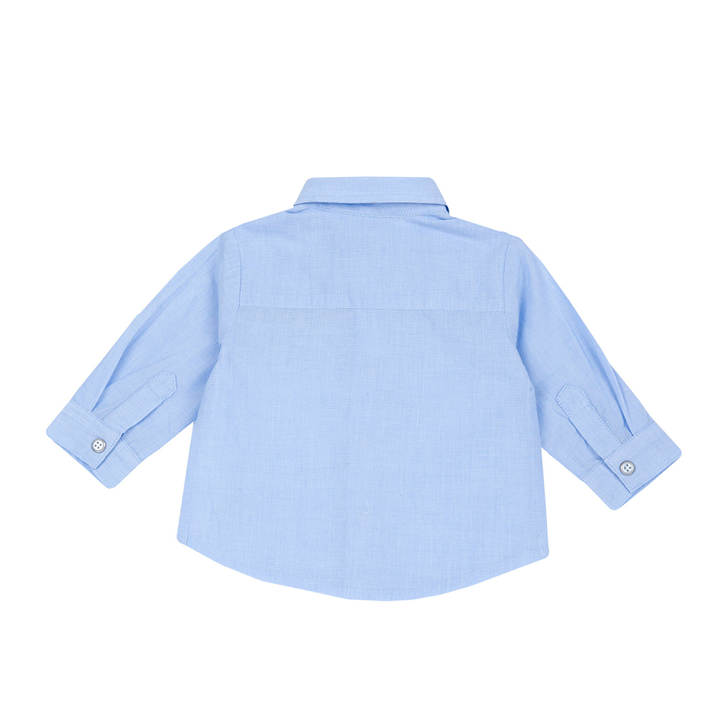 蘇格蘭皇家-附領結長袖襯衫