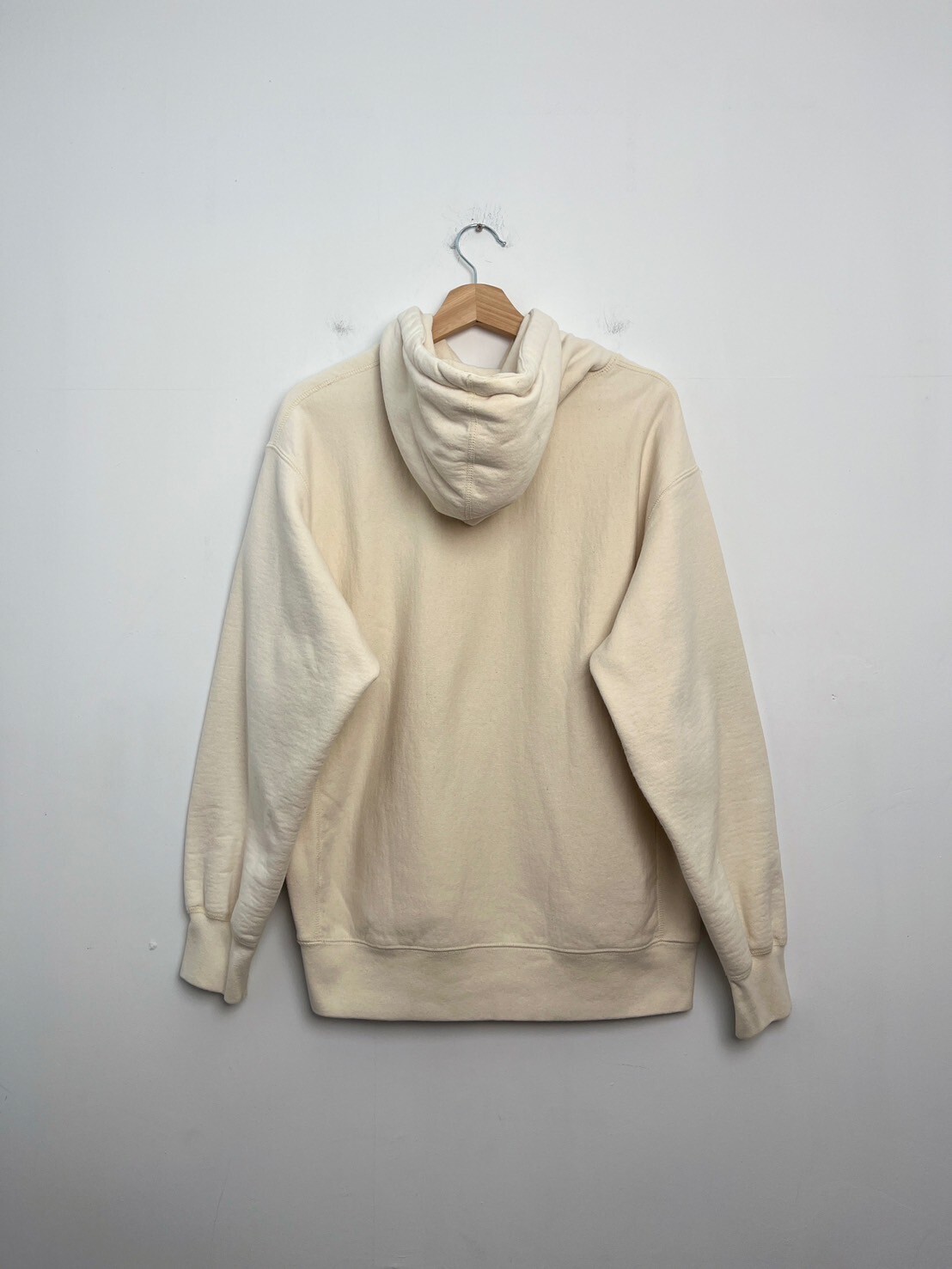 SUPREME Hoodie Cotton Cream Cross Box Logo Hoodie SIZE M