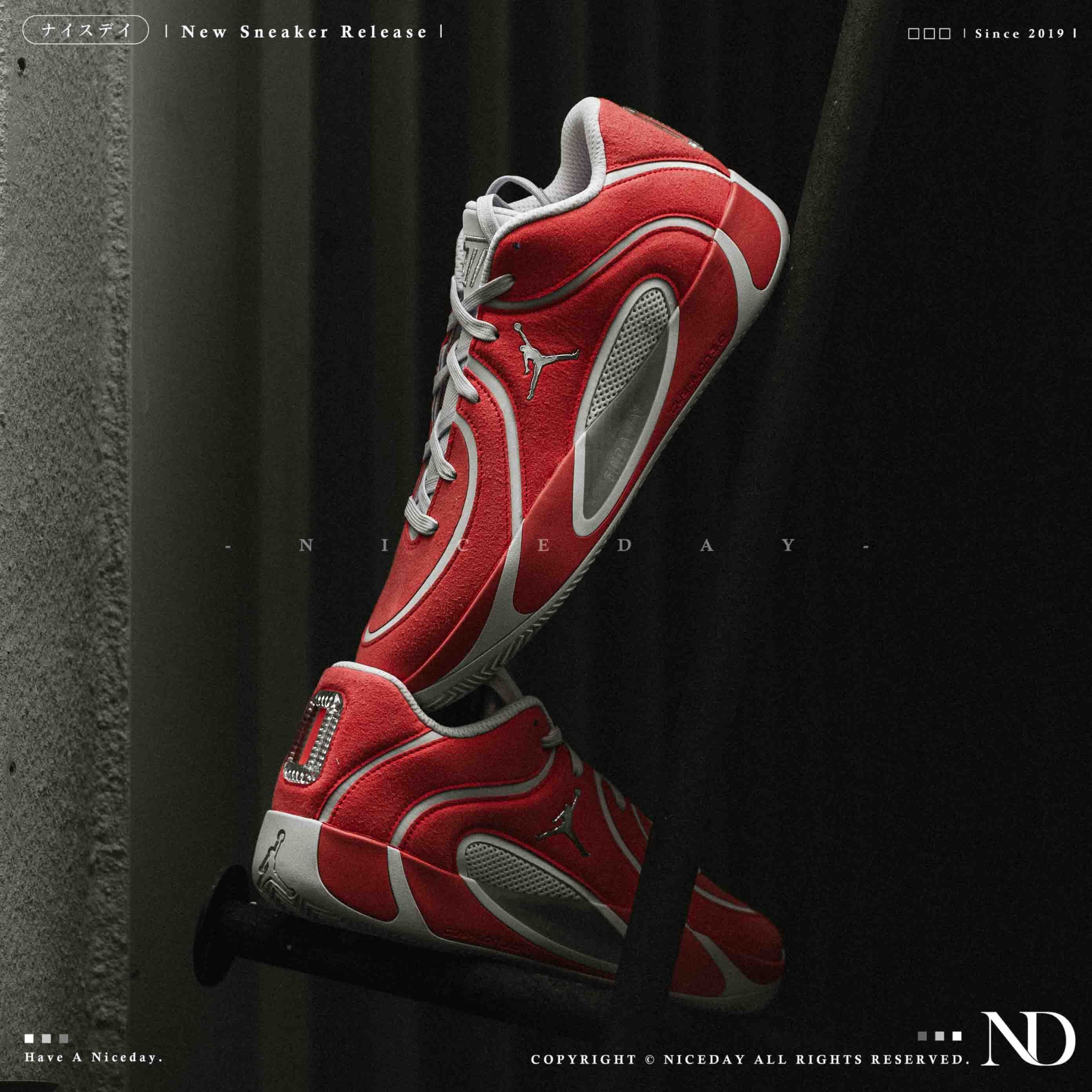 NICEDAY 現貨 AIR JORDAN TATUM 4 塔圖姆 紅 灰 灰紅 麂皮 質感 實戰 IO5031-600