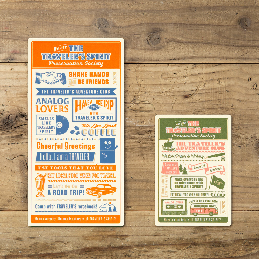 TRAVELER'S notebook (TN) | 2026 限定墊板