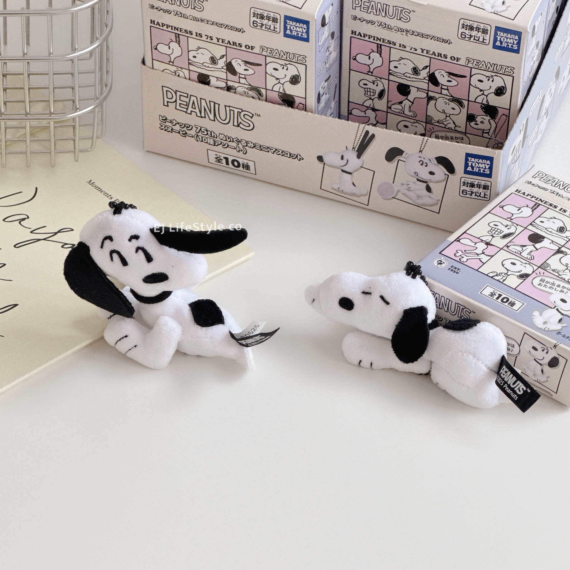 🇯🇵 SNOOPY PEANUTS 75th 第2彈 吊飾盲盒 玩偶吊飾 鑰匙圈 10入一組 / 現+預