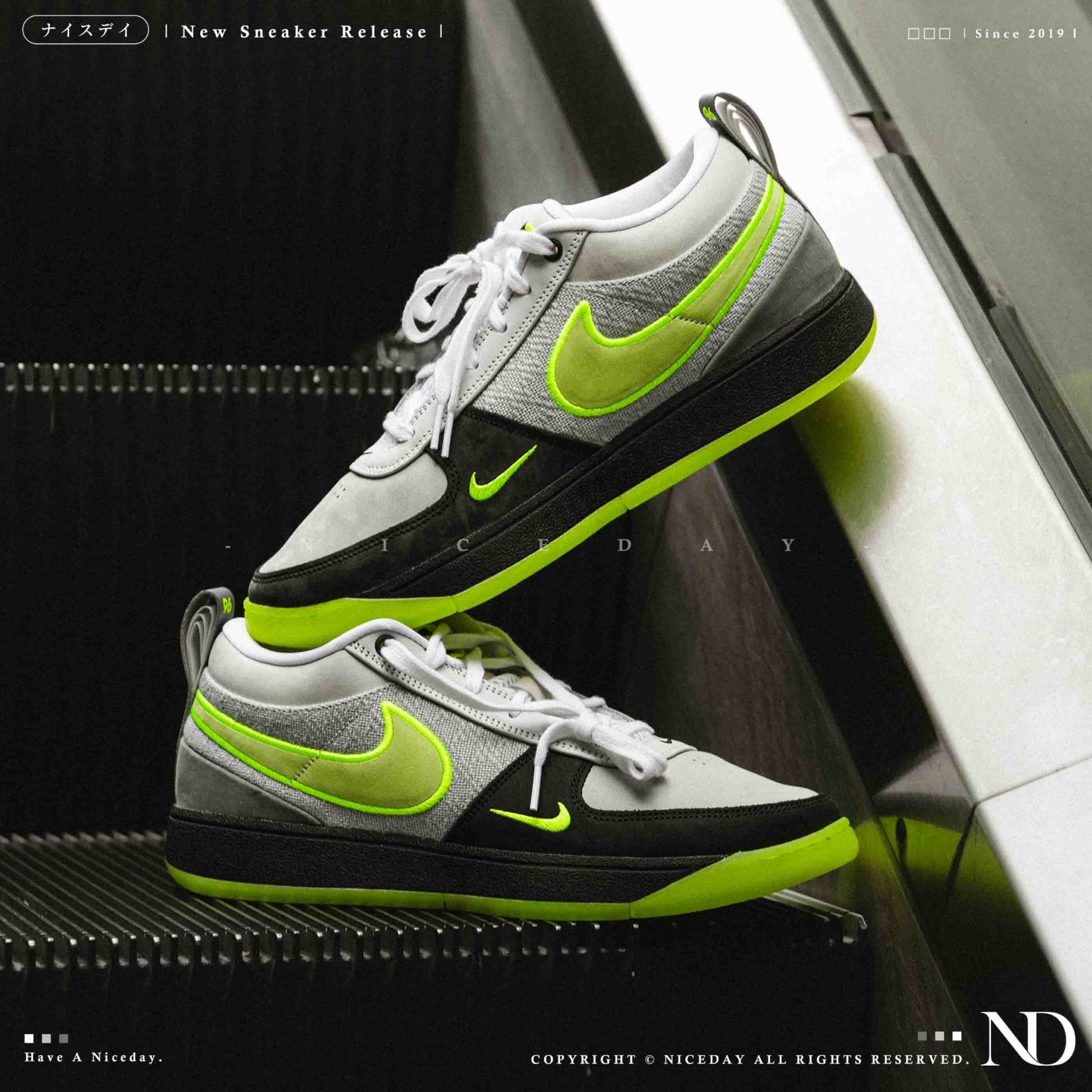 NICEDAY 現貨 Nike Booker 1 Neon 霓虹燈 螢光綠 布克 籃球鞋 實戰 特殊色 IO9704-001