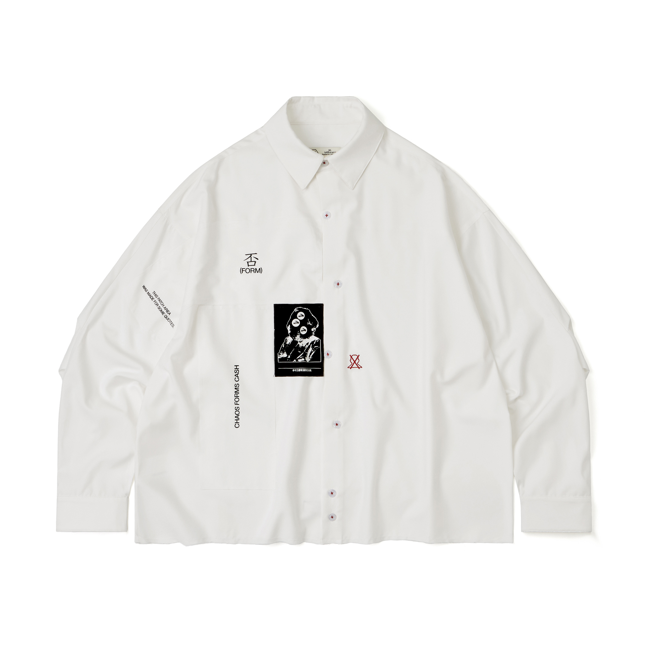 Wall of Sound - 3:20/“BURN” Anarchyy Cropped Shirt - White