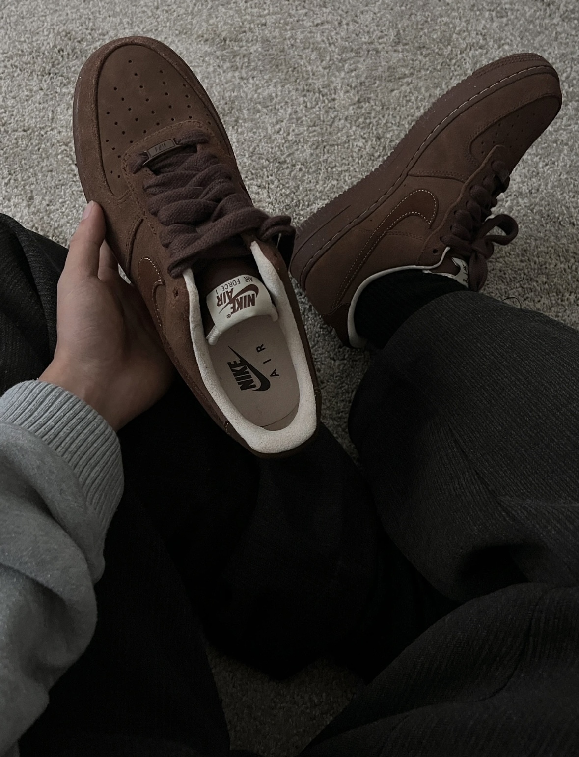 <預購> NIKE AIR FORCE 1 "CACAO WOW" 麂皮 摩卡棕