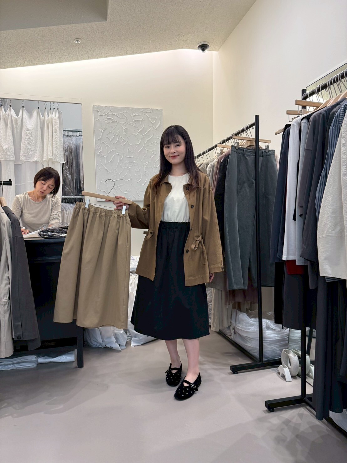 KN5020 挺身A型中長裙