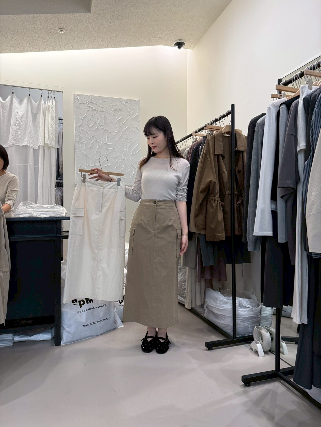 KN5030 秋冬工裝長裙