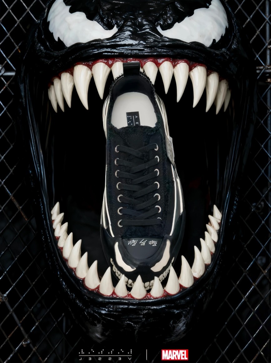 xVESSEL x 毒液 猛毒 聯名 暗黑 街頭 休閒鞋 Y25X71B