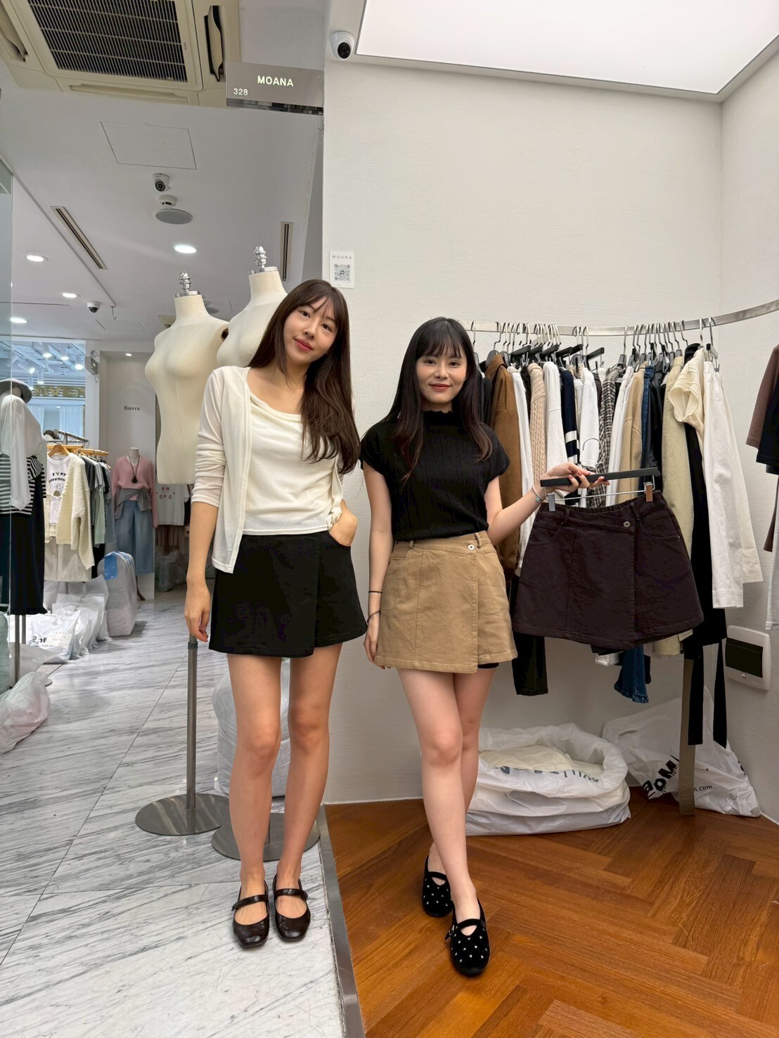 MK5034 前頁Y2K風格棉質料短裙褲(S/M/L)