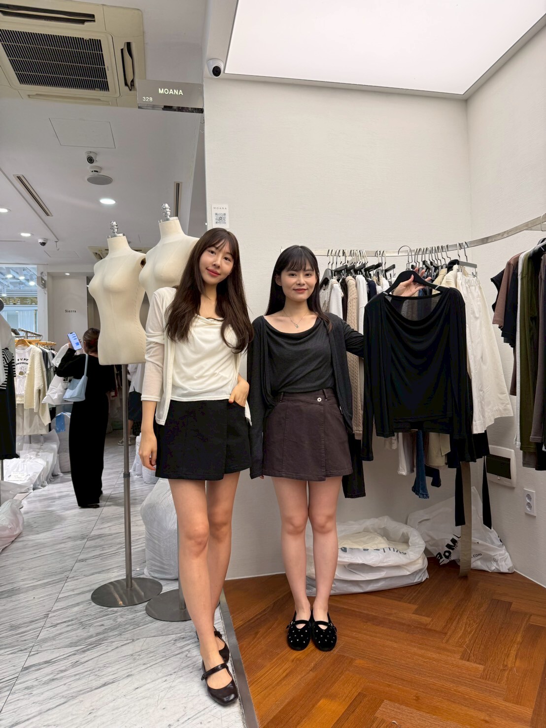 MK5008 垂垂領假兩件上衣