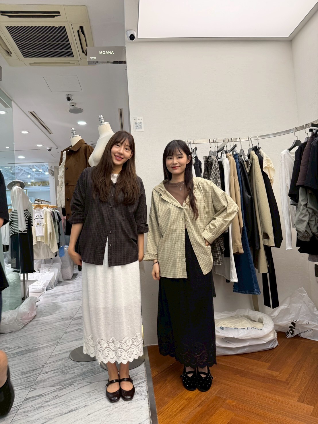 MK5011 格仔風褸料連帽外套