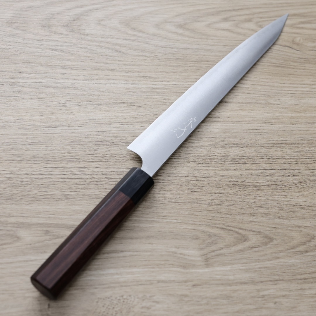 甲鉄 柴田崇行 筋引 240mm 青紙超級鋼