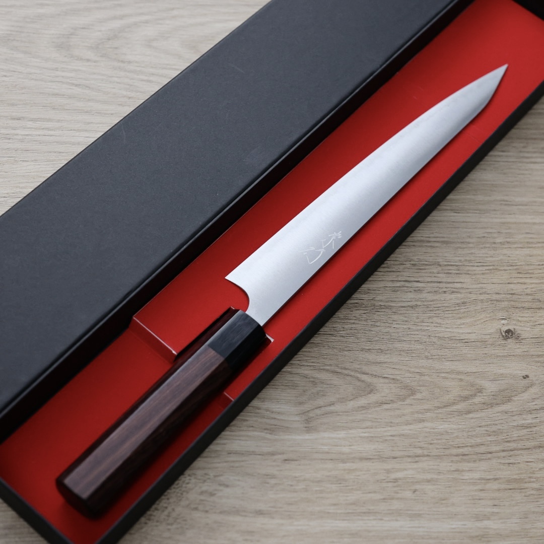 甲鉄 柴田崇行 筋引 240mm 青紙超級鋼