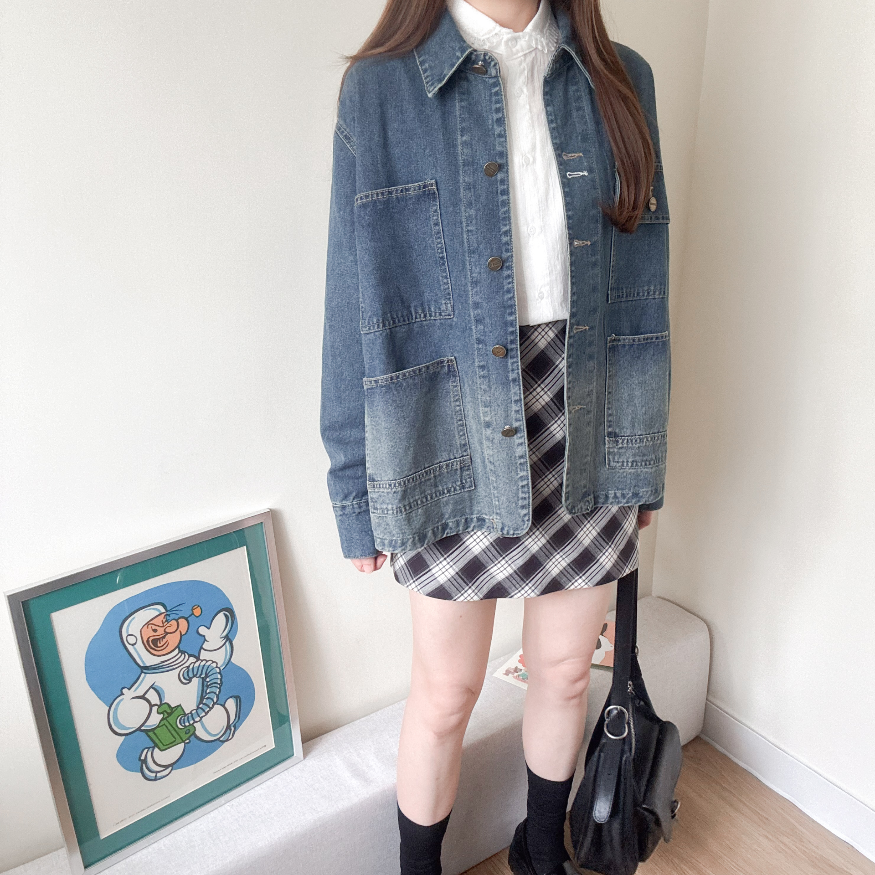 店主自留!漸變牛仔外套