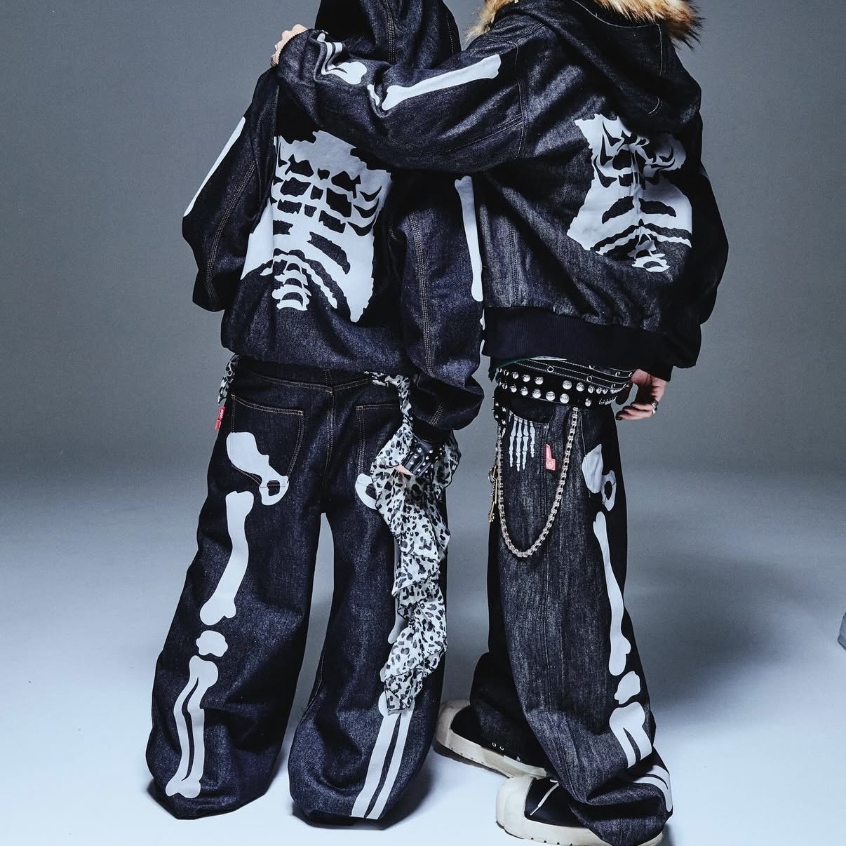 9090 Bone Hand Rigid Denim Pants 骨頭 丹寧 牛仔褲 NN2083