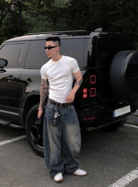 (GOAL) 曲線  彈性螺紋 直條紋路 緊繃TEE  S168