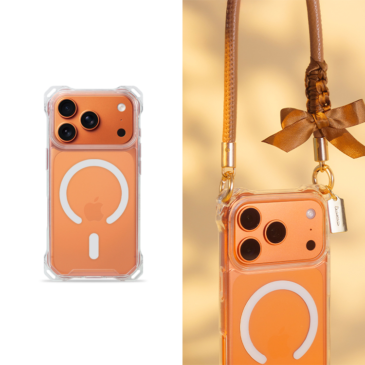 四角好掛殼 - 透明防摔掛繩殼 (MagSafe磁吸) iPhone手機殼