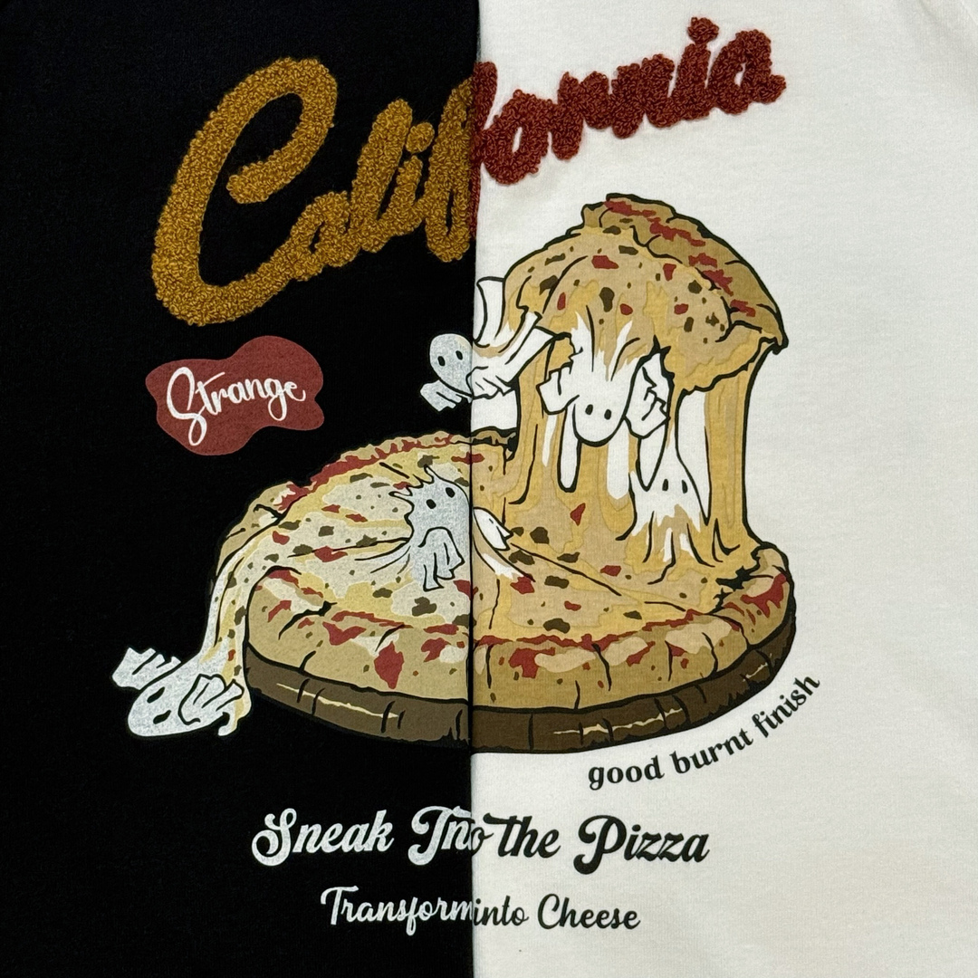 【POWER TO THE PEOPLE】幽靈披薩派對長袖TEE