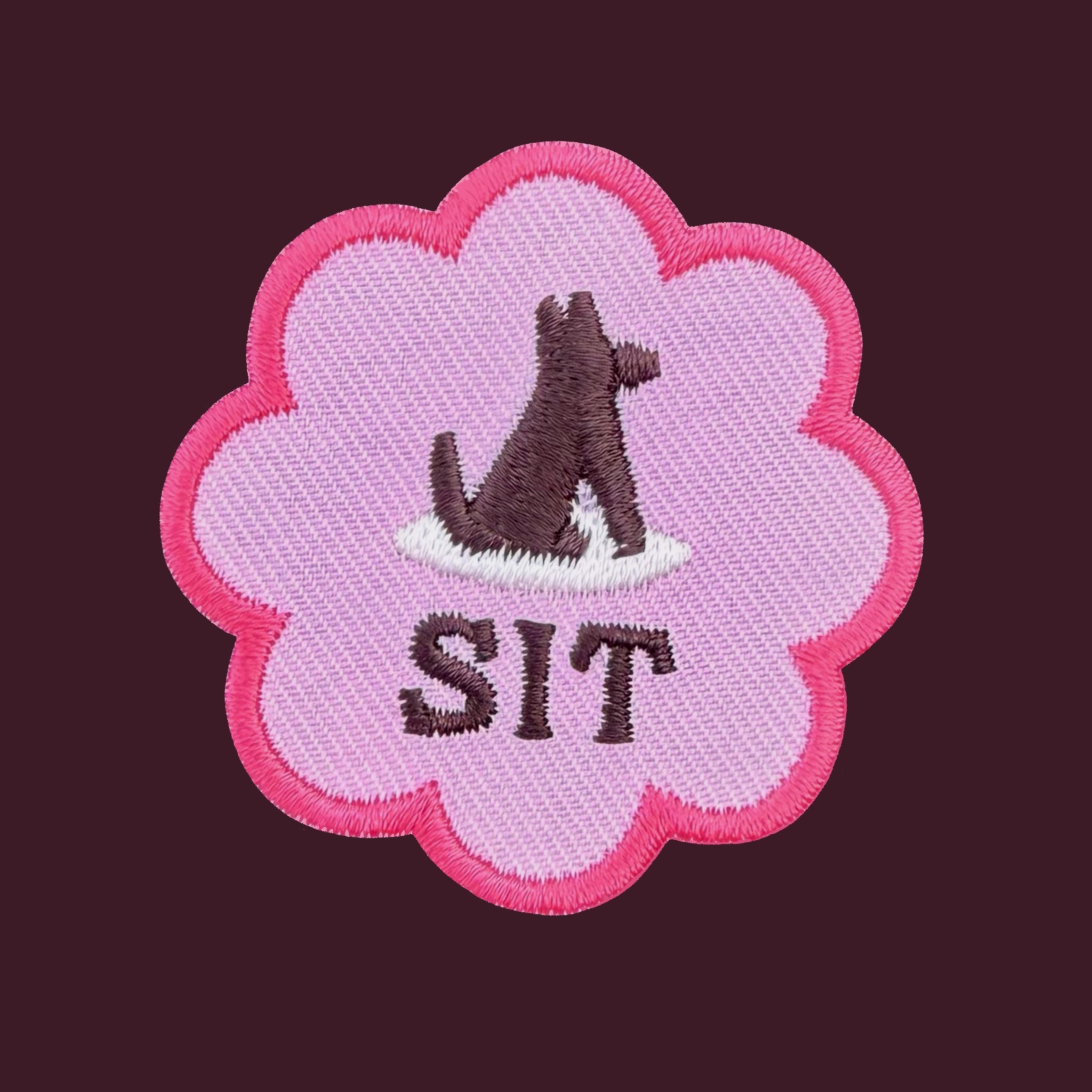 “坐下” 成就布章