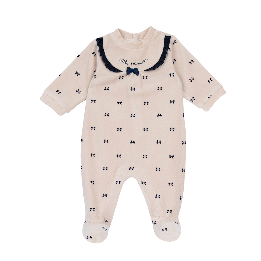 艾莉絲小兔-滿版蝴蝶結剪毛絨後開兔裝