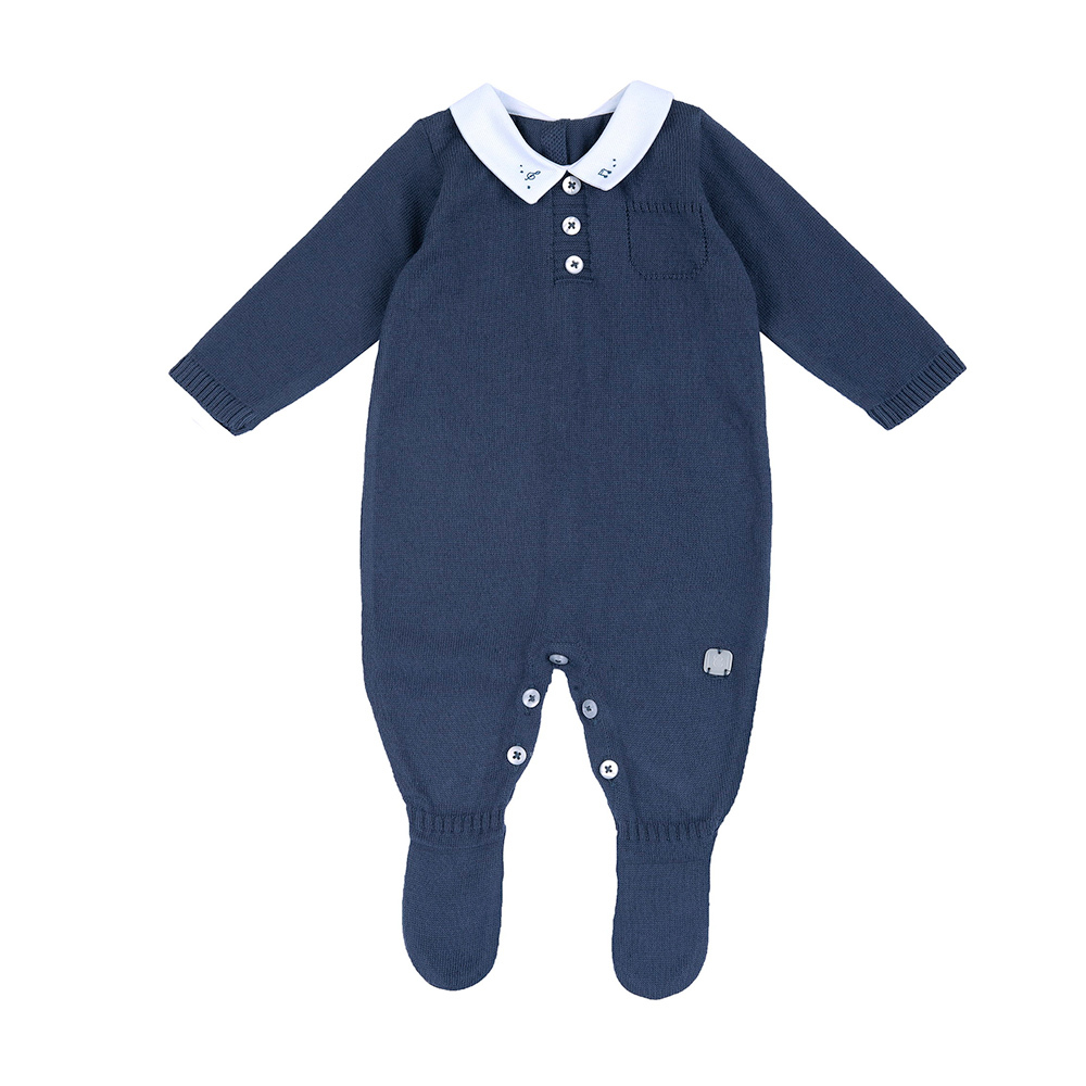 小象樂團-有領針織後開兔裝