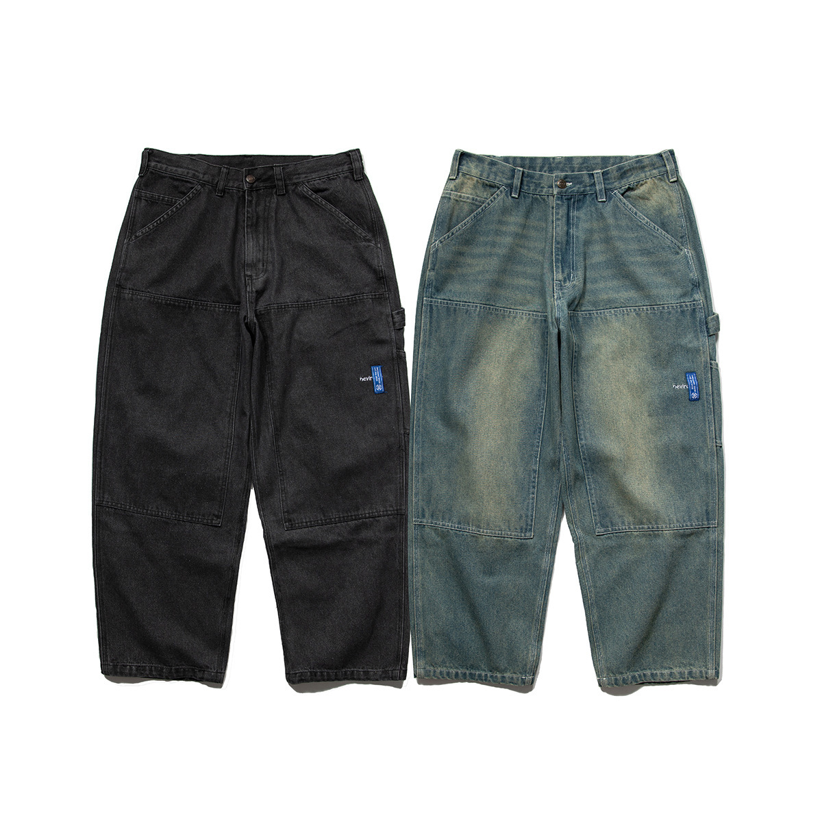 Urban小藍標直筒牛仔褲