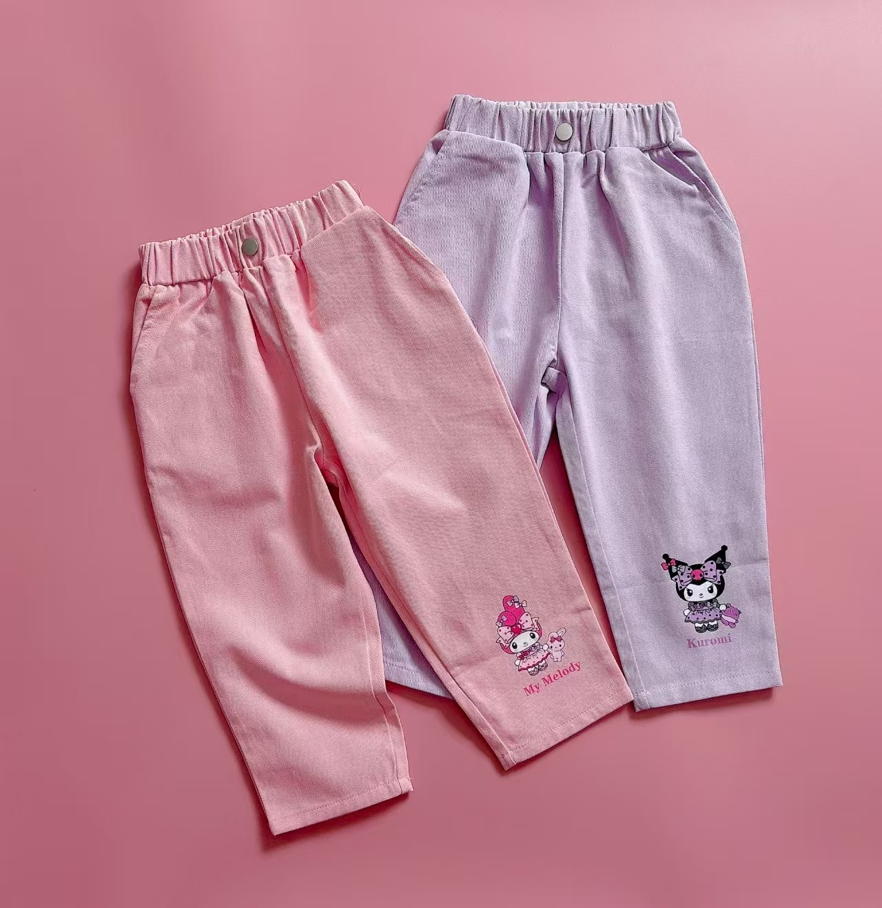 𝐌𝐚𝐦𝐚𝐫𝐚𝐤𝐮 x 𝐒𝐚𝐧𝐫𝐢𝐨 純棉休閒長褲