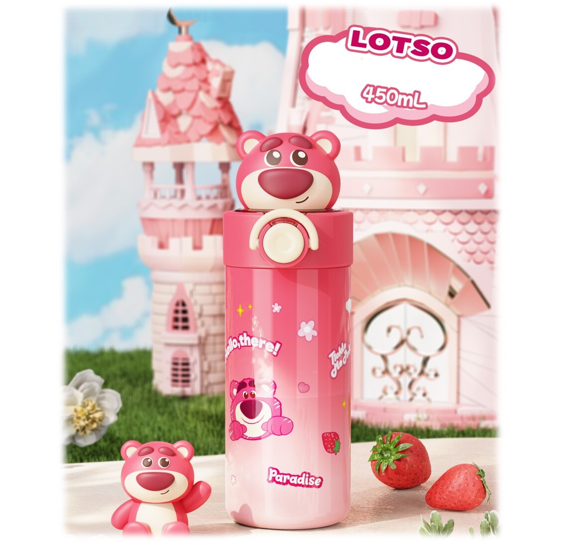 迪士尼反斗奇兵| 3D吸管保溫杯 保溫瓶(450ml)|勞蘇