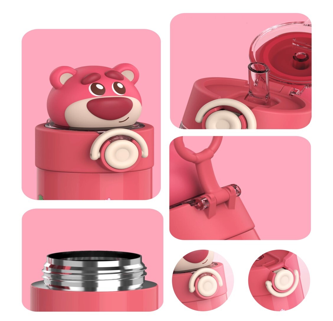 迪士尼反斗奇兵| 3D吸管保溫杯 保溫瓶(450ml)|勞蘇