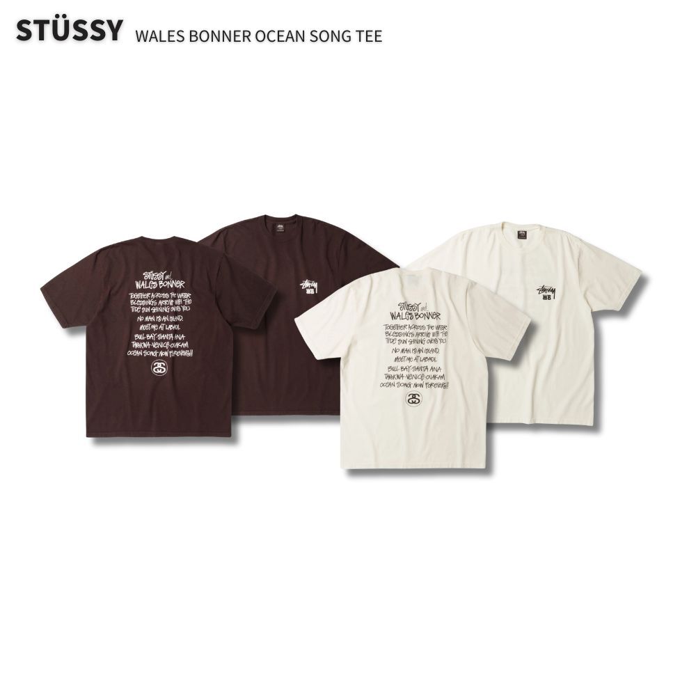"現貨" Stussy 25AW WALES BONNER OCEAN SONG TEE 聯名