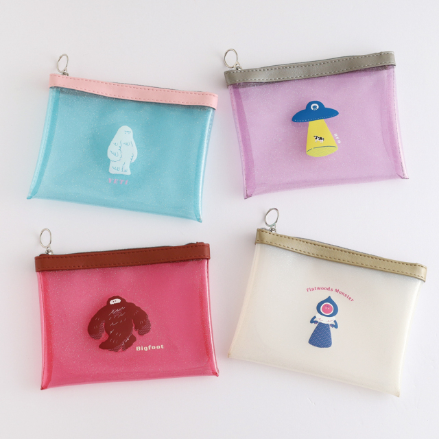 不明物體系列 透明 PVC收納包 化妝包｜日本STUDY HOLIC