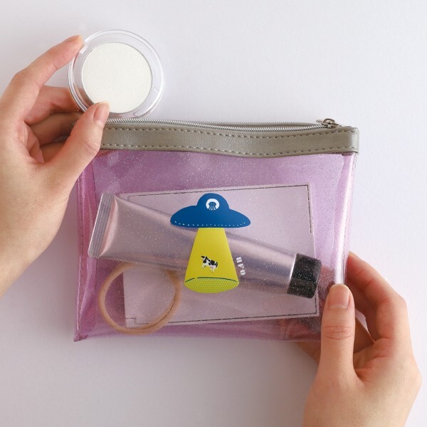 不明物體系列 透明 PVC收納包 化妝包｜日本STUDY HOLIC
