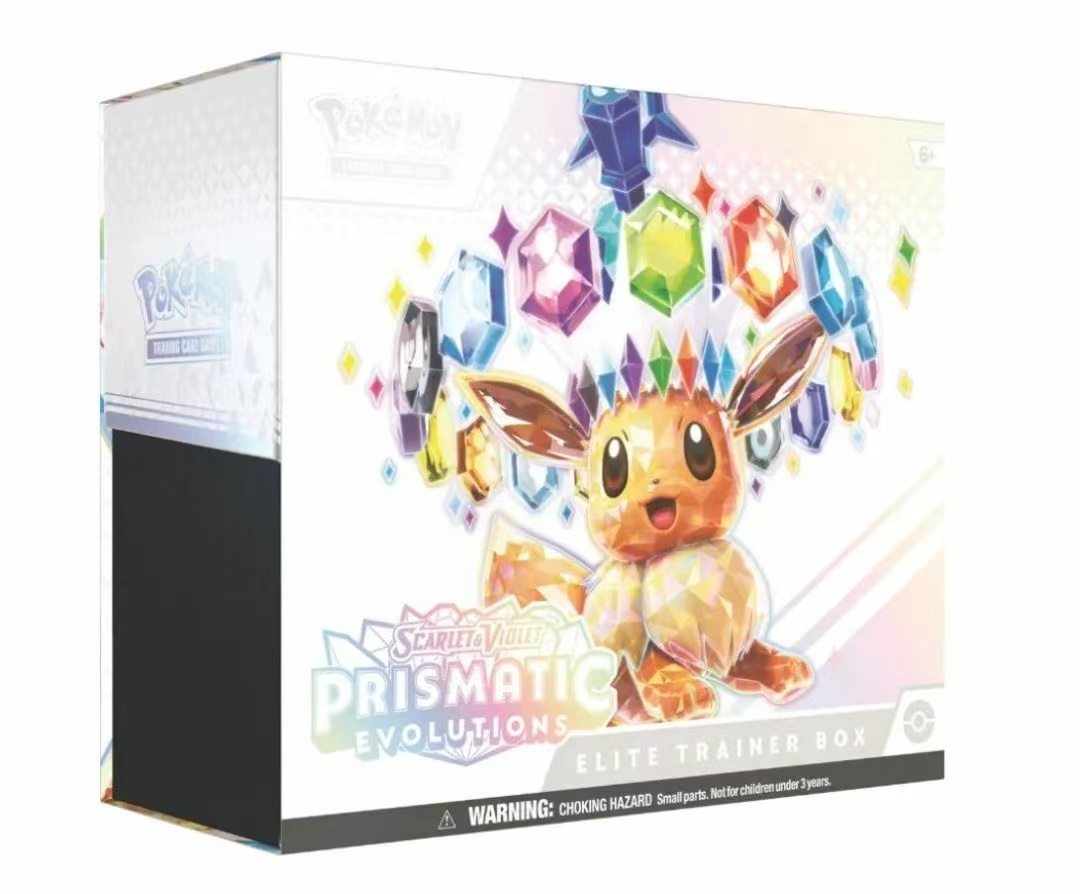 Pokemon PTCG US Version sv8.5 SCARLET & VIOLET Prismatic Evolutions Elite Trainer Box