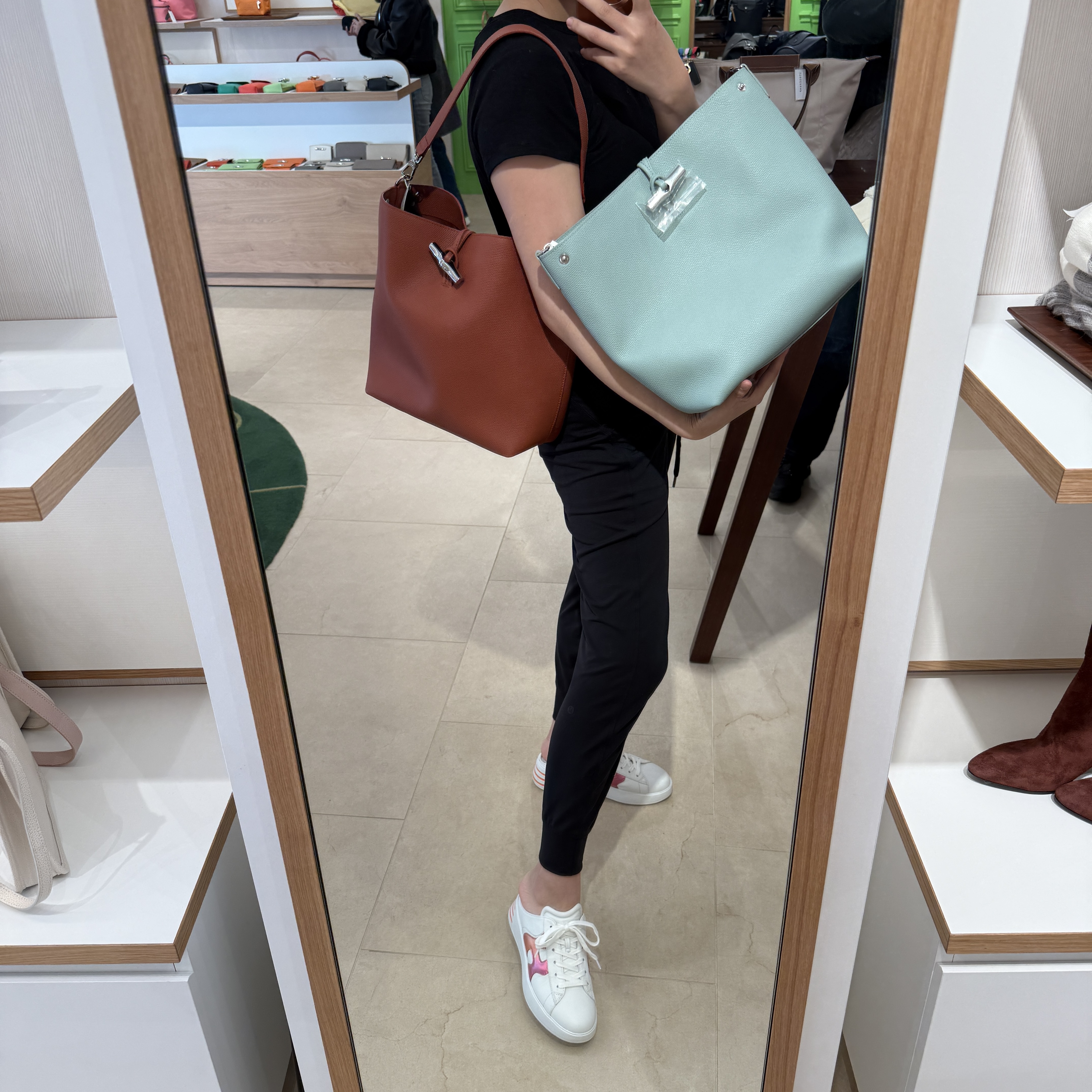 Longchamp Le Roseau M Shoulder bag 2 colors 10281