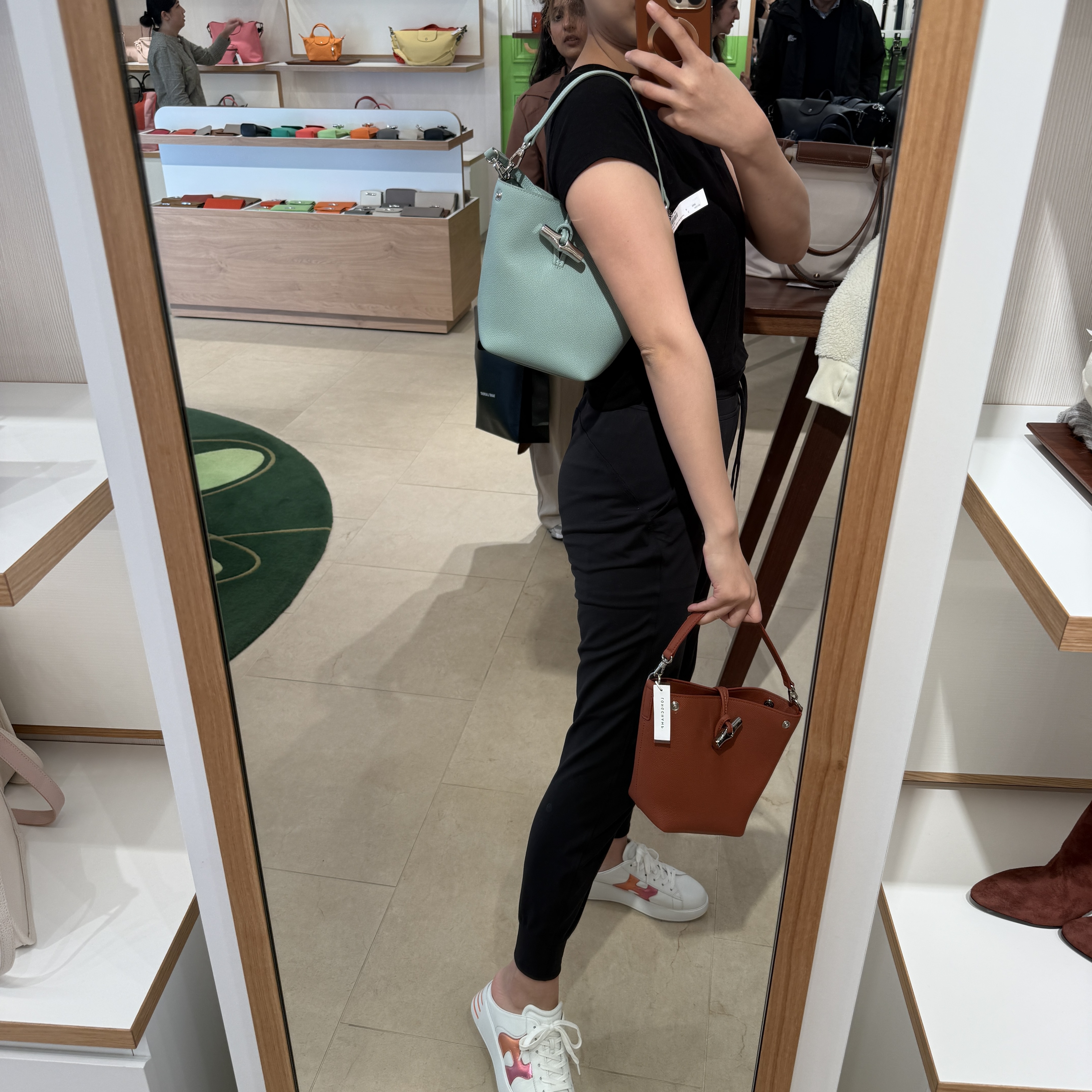 Longchamp Le Roseau S bucket tote bag 2 colors 10278