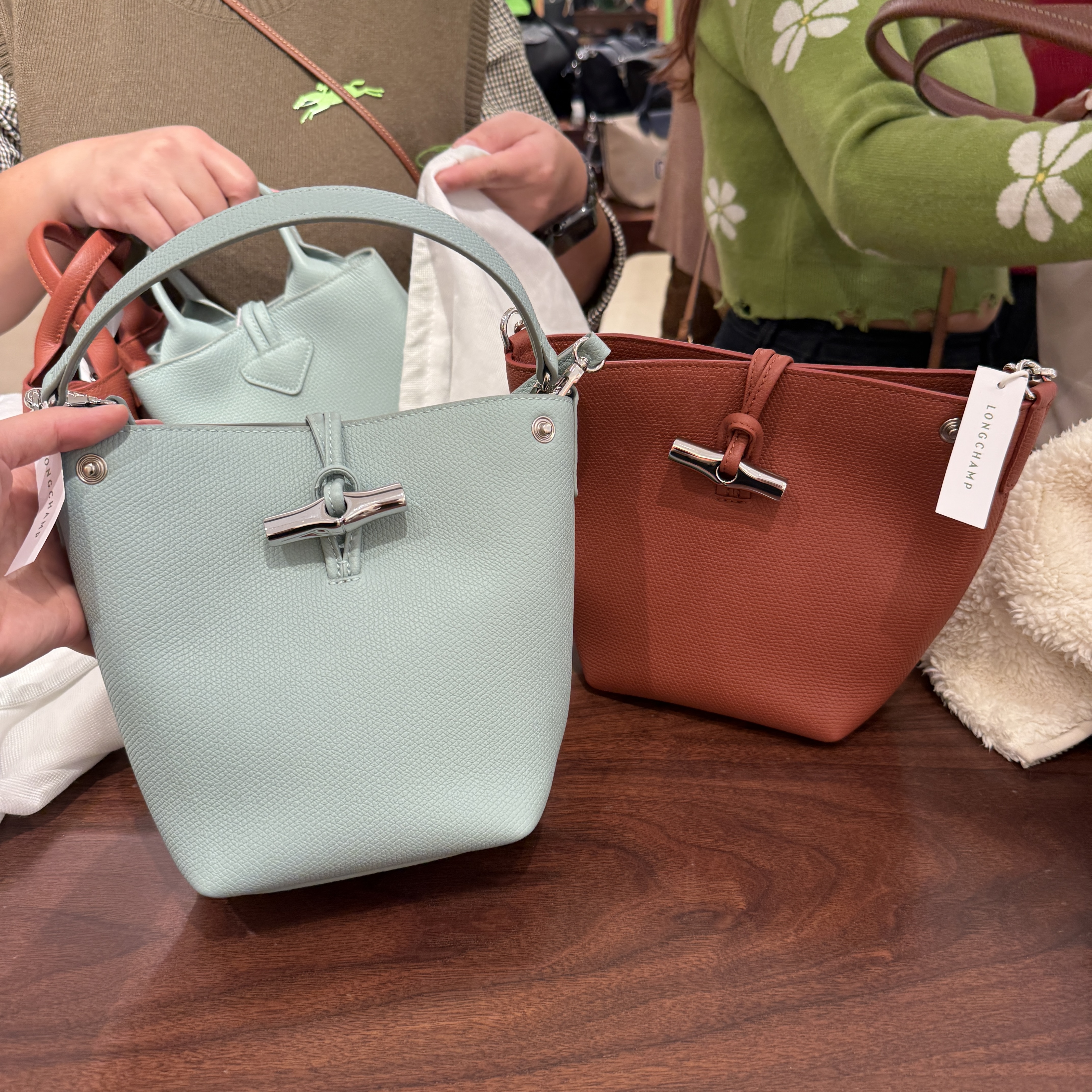 Longchamp Le Roseau S bucket tote bag 2 colors 10278